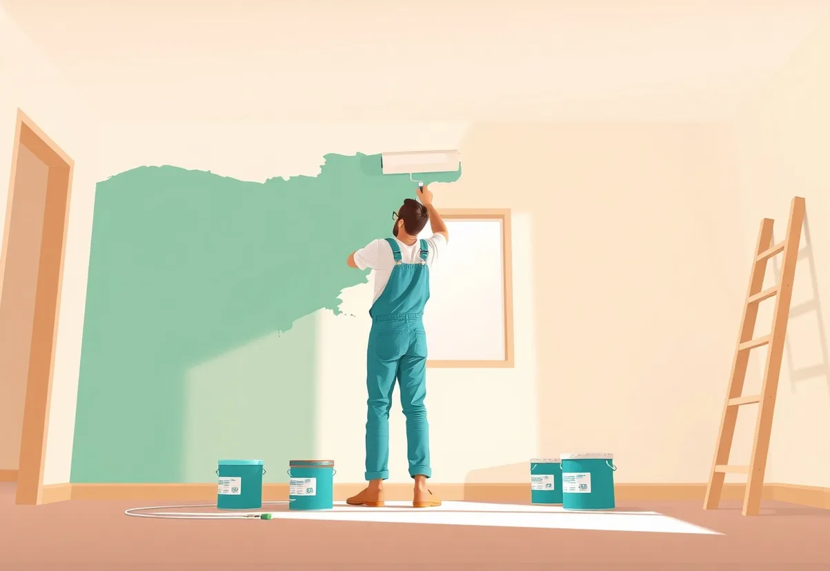 Peintre Lézignan-Corbières 11200 en intervention sur un chantier